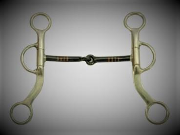 Montaña Bit,Myler Style,SI Snaffle, Mouth Copper Inlay,SS Sh